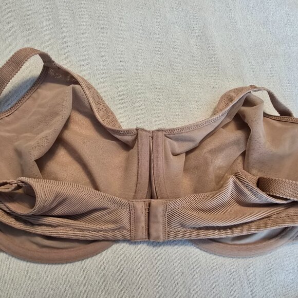 Wacoal Womens Nude Tan Minimizer 38DD Visual Effects Like New Bra #857210 Pretty - Picture 10 of 14